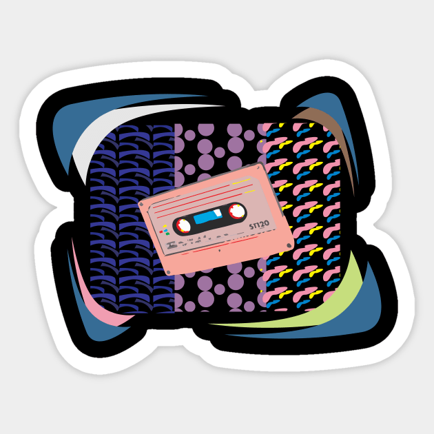 Tape Recorder - Zine Culture Sticker by Promaxx